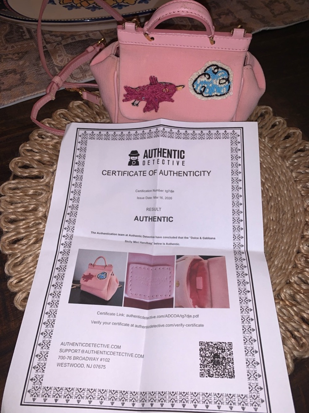 Dolce & Gabbana Pink Mini Sicily Top-Handle Crossbody Bag with chain and strap - Picture 13 of 13